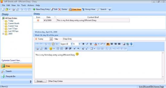  Portable Efficient Diary 5.60.547