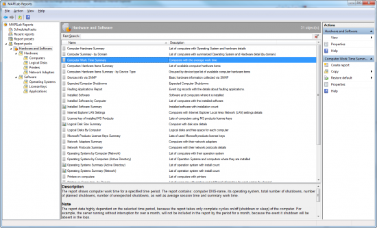  MAPILab Reports for Hardware and Software Inventory 1.0