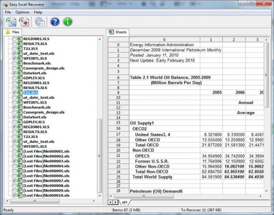  Easy Excel Recovery 2.0