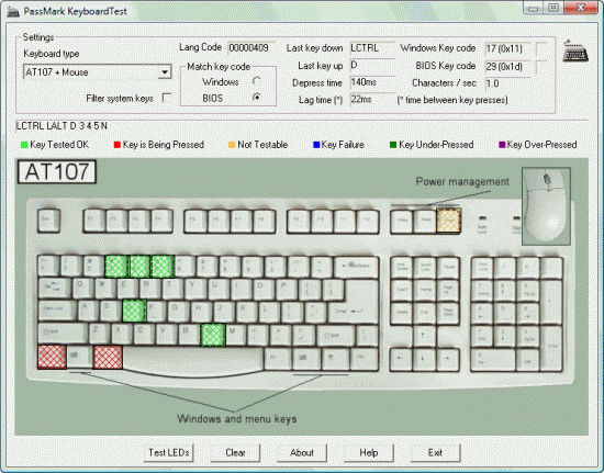  PassMark KeyboardTest 3.0.1000