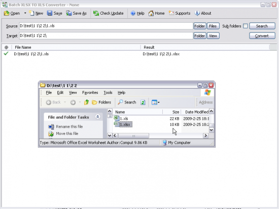  Batch XLS and XLSX Converter 2019.11.504.2245