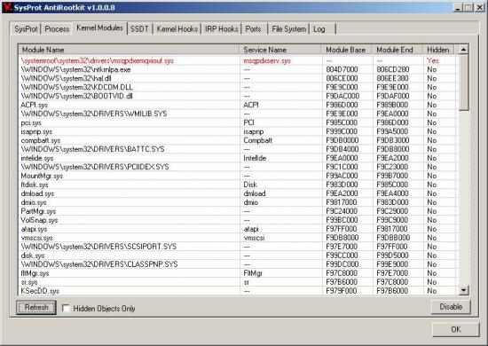  SysProt AntiRootkit 1.0.1.0