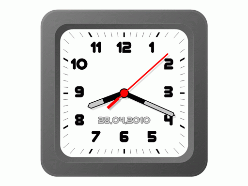  Square Clock-7 4.01