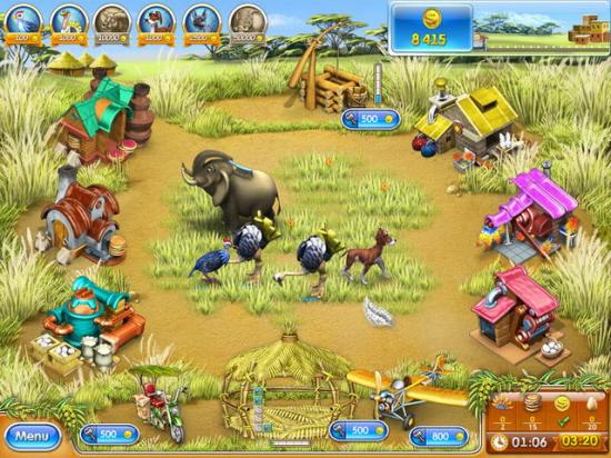 Скриншот Farm Frenzy 3: Madagascar 1.0