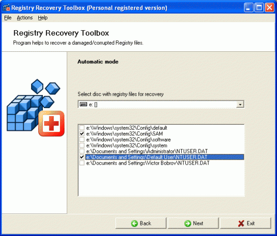  Registry Recovery Toolbox 1.2.7