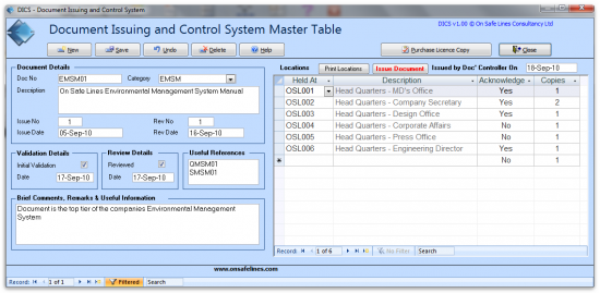  DICS - Document Issuing and Control System 6.1.04