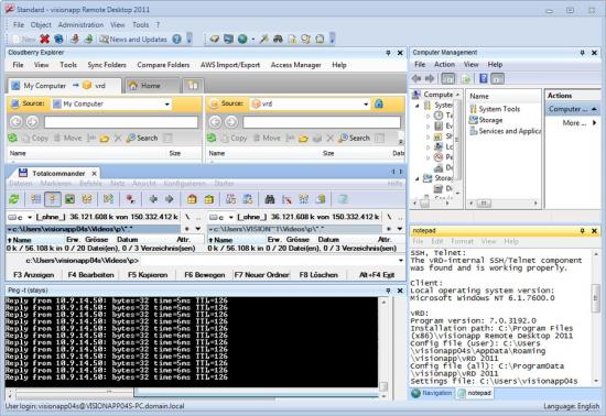 visionapp Remote Desktop 2010 R2