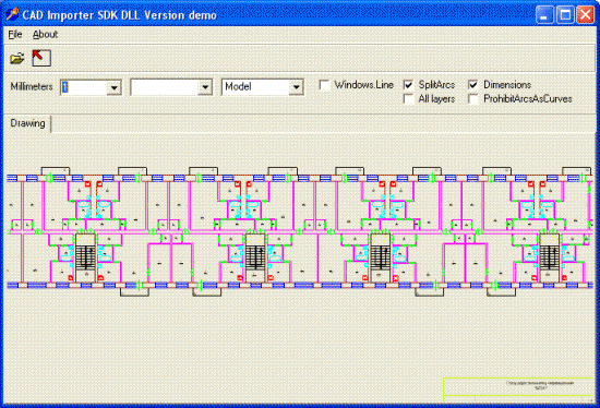  2D DXF DWG CGM SVG HPGL Import DLL 7.2.5