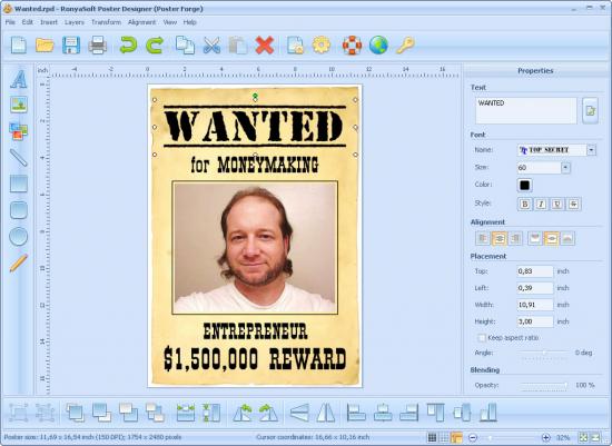  RonyaSoft Poster Designer 2.01.08