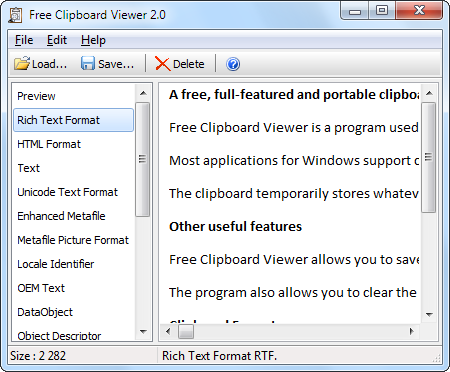  Free Clipboard Viewer 2.0