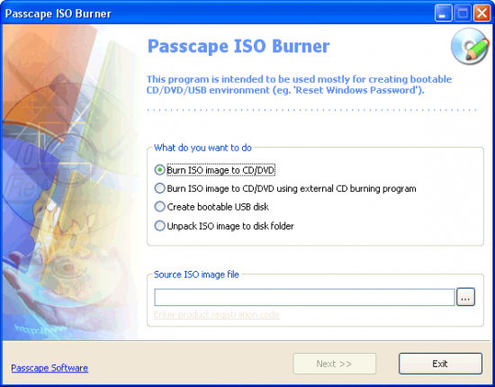  Passcape ISO Burner 1.3.0