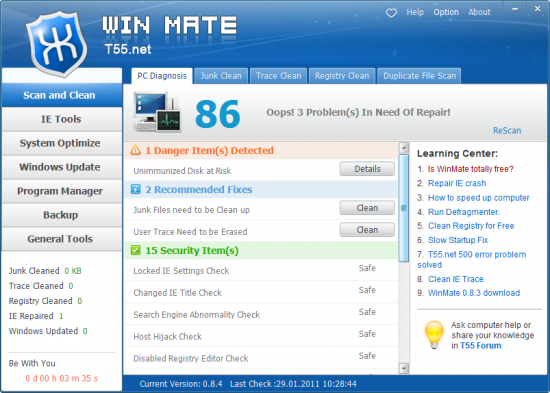 Скриншот WinMate 0.9.14