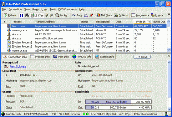  X-NetStat Professional 5.57