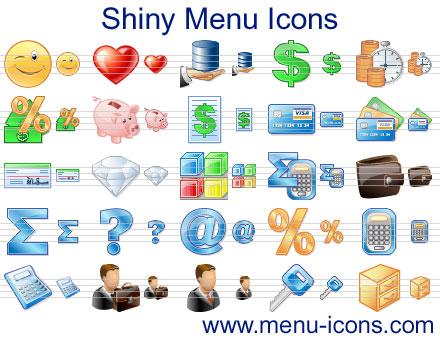  Shiny Menu Icons 2011.2