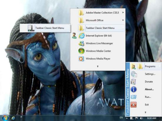  Taskbar Classic Start Menu 3.0.0.870