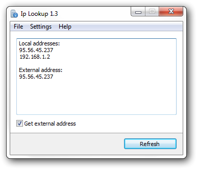 Скриншот Ip Lookup 1.3 + Portable
