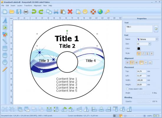  RonyaSoft CD DVD Label Maker 3.01.02