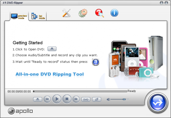 Скриншот #1 DVD Ripper 8.11