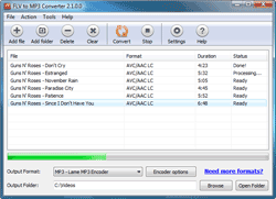  FLV to MP3 Converter 2.1.0.0