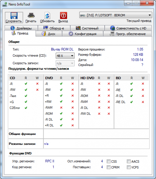  Nero InfoTool 11.0.00500