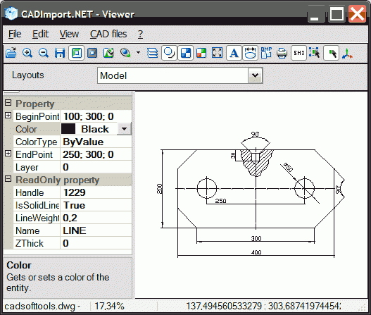  CAD .NET: DWG DXF CGM PLT library for C# 12