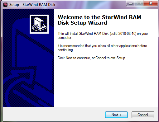 Скриншот StarWind RAM Disk 5.5
