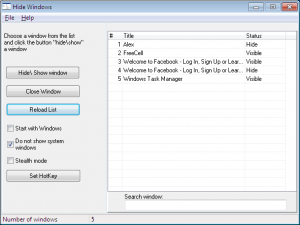  Hide Windows 1.4