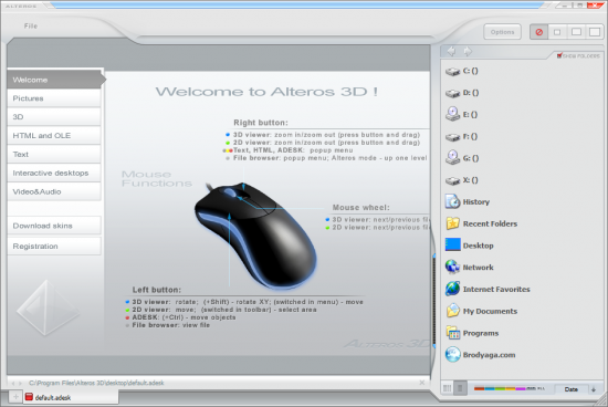 Скриншот Alteros 3D 3.0