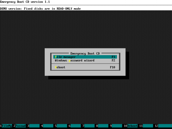 Скриншот Emergency Boot Kit 1.5k Demo