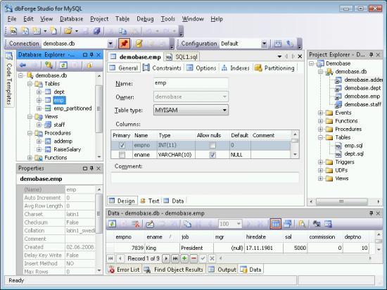  dbForge Studio for MySQL 5.0.48