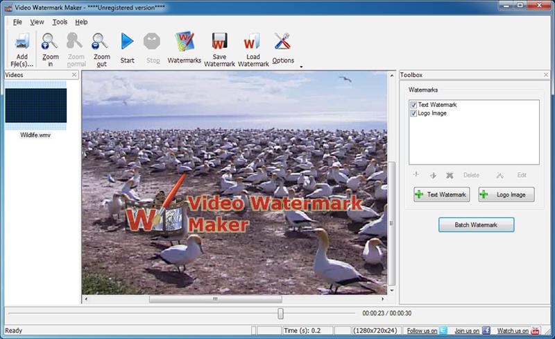  Video Watermark Software 1.1
