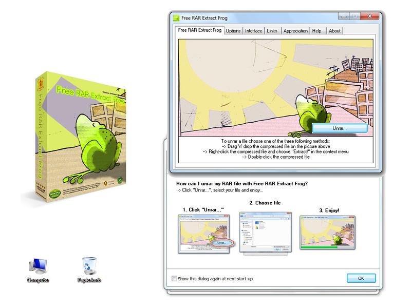  Free RAR Extract Frog 5.20