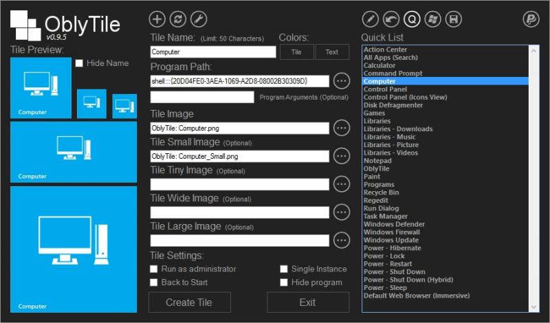  OblyTile 0.9.9