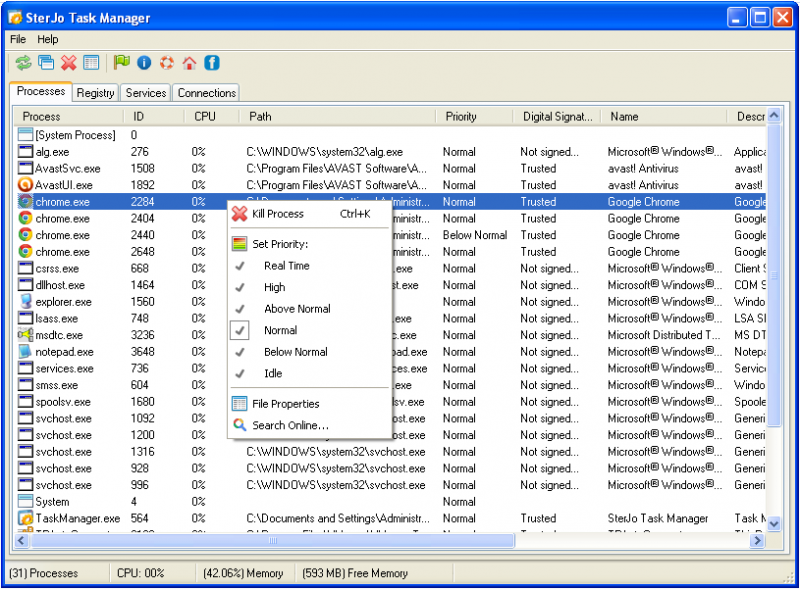  SterJo Task Manager 2.7