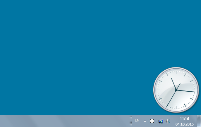 Скриншот Standard Desktop Clock-7 1.0