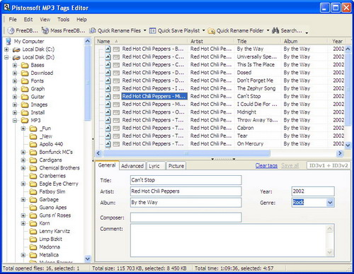  Pistonsoft MP3 Tags Editor 2.7