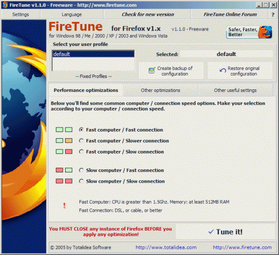  FireTune 1.1.4