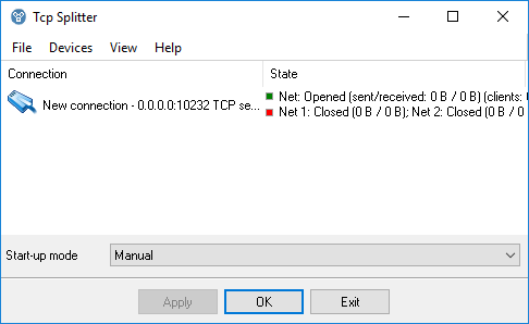 Скриншот TCP Splitter 1.0.3.605