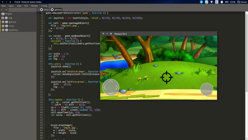  PointJS Game Coder 0.0.4b