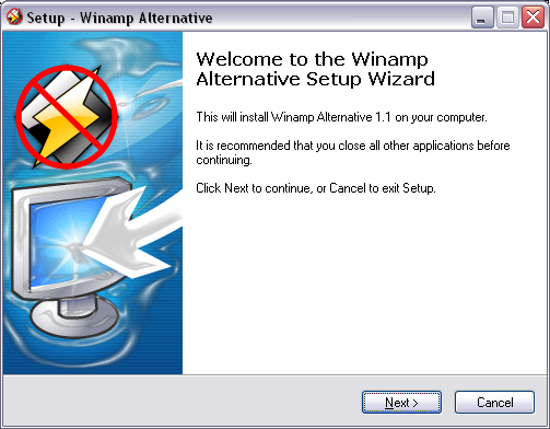 Скриншот Winamp Alternative 1.1