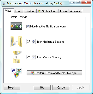 Скриншот Microangelo On Display 7.0.3