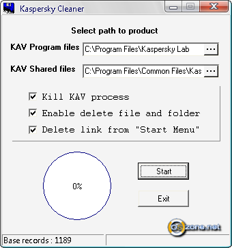 Скриншот KAV Registry Clean 2.2