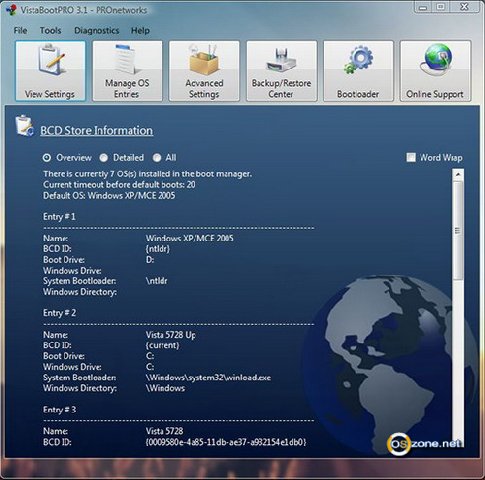 Скриншот VistaBootPRO 3.3.0