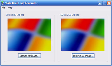 Скриншот Vista Boot Logo Generator 1.2 beta