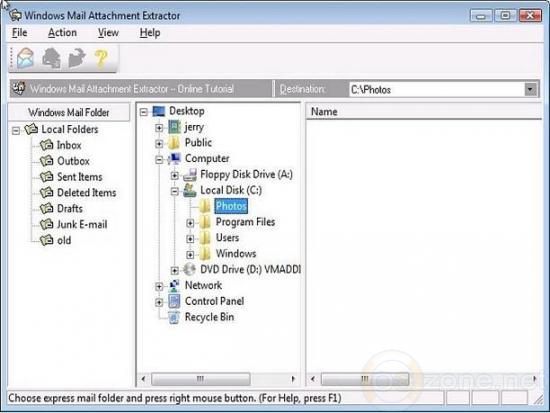  Windows Mail Attachment Extractor 1.10