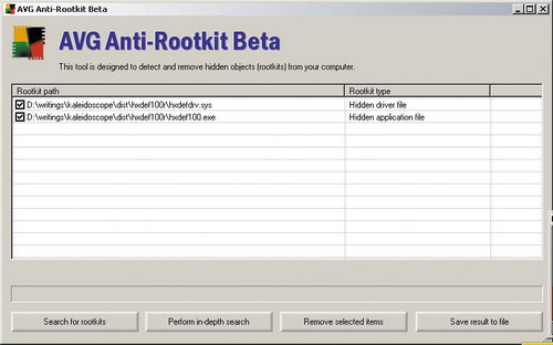  AVG Anti-Rootkit Free 1.1.0.42