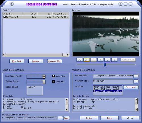 Скриншот Total Video Converter 3.71