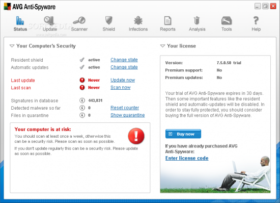  AVG Anti-Spyware 7.5.1.43