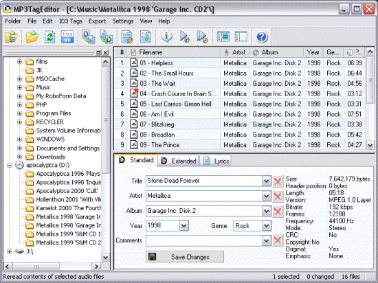  MP3TagEditor 2.08