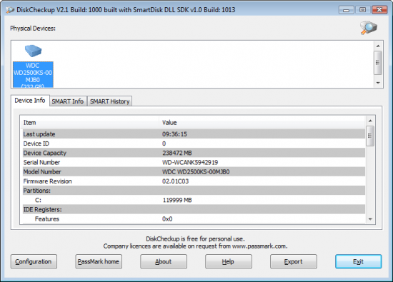  PassMark DiskCheckup 3.4.1003